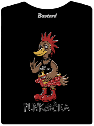 Punkačeří rodina dámské tričko Black