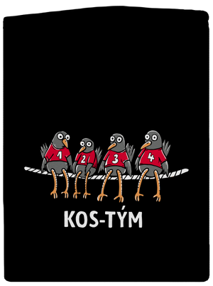 Kos-tým pánská mikina na zip Black