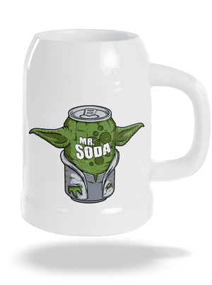 Mr. Soda půllitr White