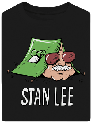 Stan Lee unisex tričko oversized Black