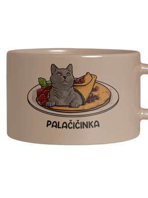 Palačičinka hrnek makronka Brown Macaron