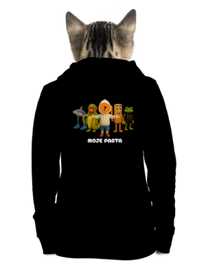 Brainrot parta pro kluky dámská mikina na zip Black