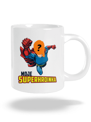 Moje superhrdinka velký hrnek White