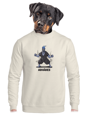 unisex mikina bez kapuce