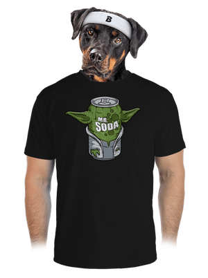 Mr. Soda pánské sportovní tričko Black