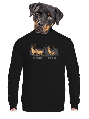 unisex mikina bez kapuce