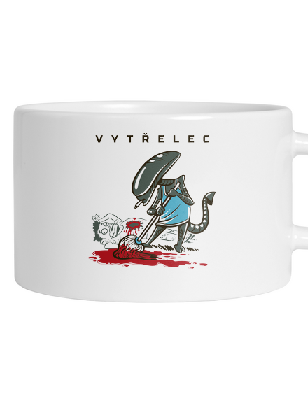 Vytřelec hrnek makronka White