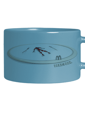 Dead in pool hrnek makronka Blue Macaron