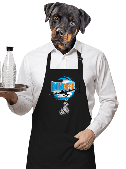 BomBeer zástěra Black