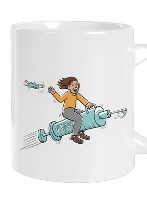 Osvobození velký hrnek White