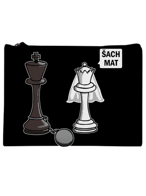 Šach mat taštička Black