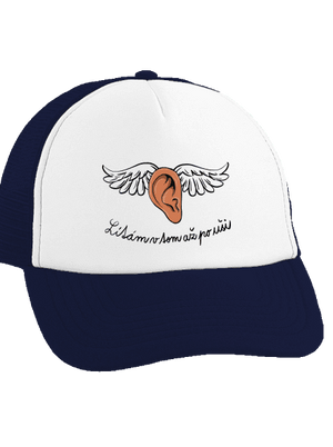 Až po uši kšiltovka truckerka French Navy cap