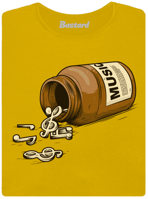 Music Pills dámské tričko Yellow