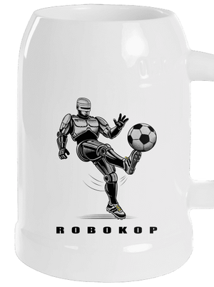 Robokop půllitr White