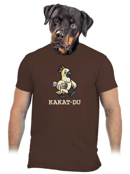 Kakat-du pánské tričko Brown