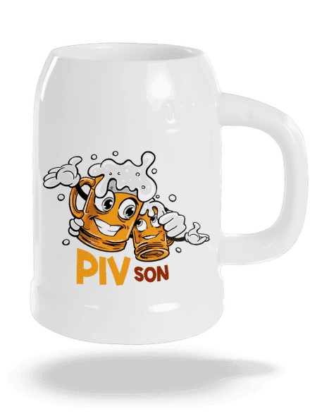 Pivson půllitr White