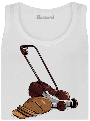 Sekačka s chlebem dámské tílko klasické White