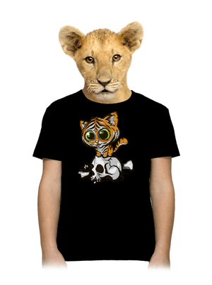 Tygřík dětské tričko Black