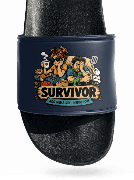 Survivor  pantofle Navy