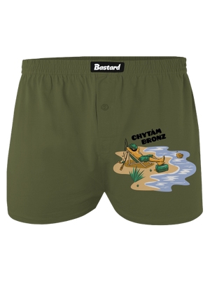 Chytám bronz pánské trenky Khaki