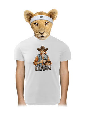 Kávboj dětské sportovní tričko White