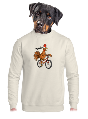 unisex mikina bez kapuce