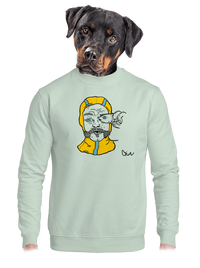unisex mikina bez kapuce