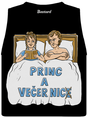 Princ a Večer nic dámské tílko volné Black