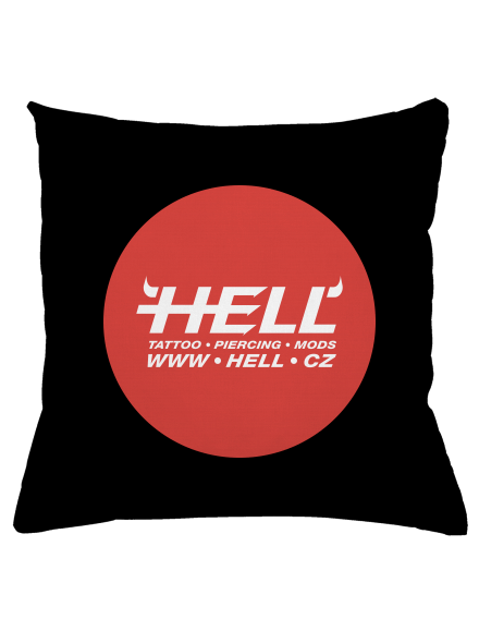 Hell logo polštář Black