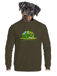 unisex mikina bez kapuce