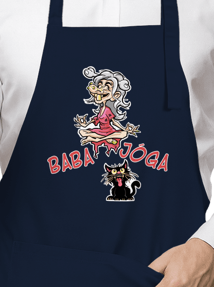 Baba Jóga zástěra Navy