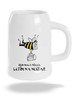 Malá včelka půllitr White