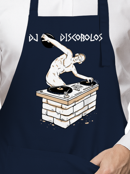 DJ Discobolos zástěra Navy