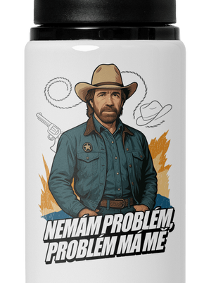 B19: Chuck Norris z Walker, Texas Ranger lahev na vodu White