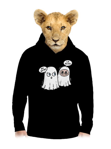 La bu bu dětská mikina klokanka Black