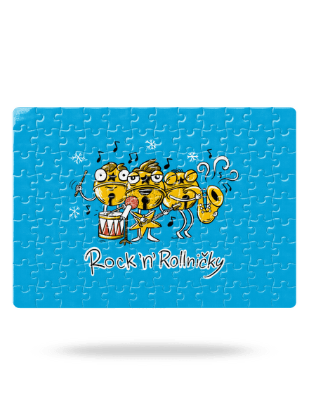 Rock 'n' rollničky puzzle White