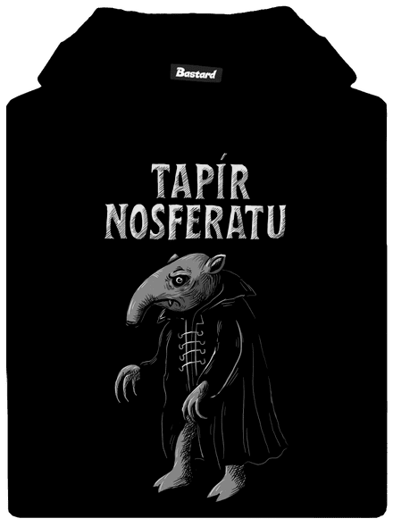 Tapír Nosferatu dětská mikina klokanka Black