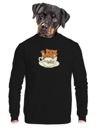 unisex mikina bez kapuce