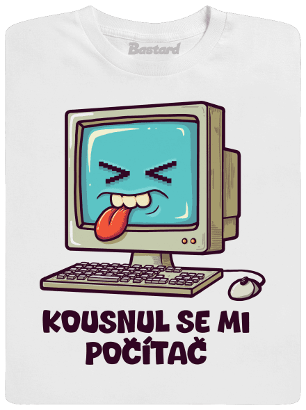 Kousnul se mi počítač dětské tričko White