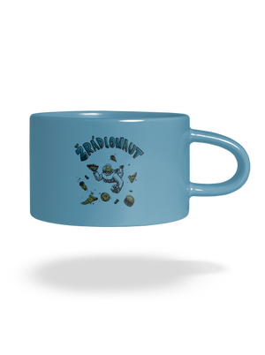 Žrádlonaut hrnek makronka Blue Macaron