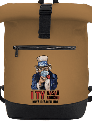Nasaď roušku batoh Caramel