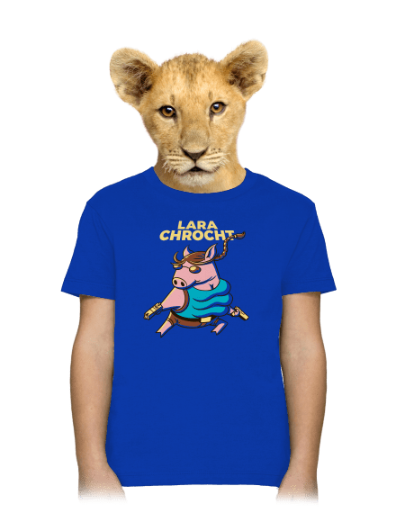 Lara Chrocht dětské tričko Royal Blue