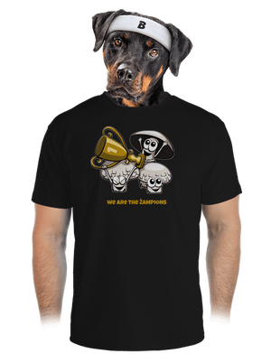 Žampioni pánské sportovní tričko Black