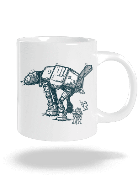 AT-AT velký hrnek White