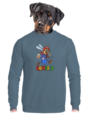 unisex mikina bez kapuce