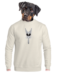 unisex mikina bez kapuce