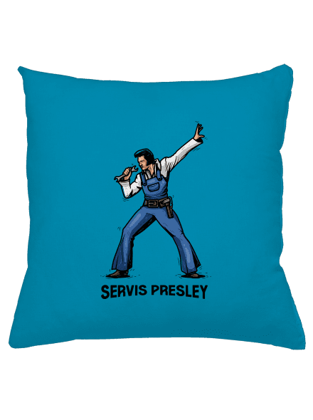 Servis Presley polštář Blue Turquoise