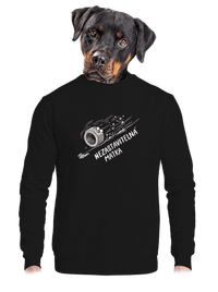 unisex mikina bez kapuce