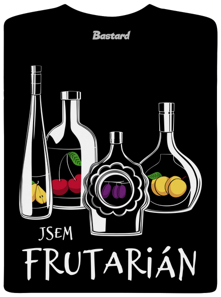 Frutarián pánské dlouhý rukáv Black