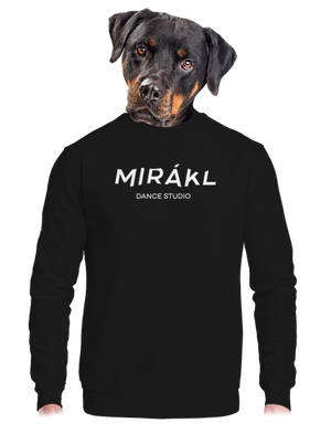unisex mikina bez kapuce